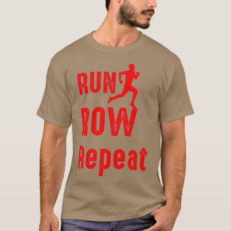 T-shirt Exécuter la répétition de ligne 1