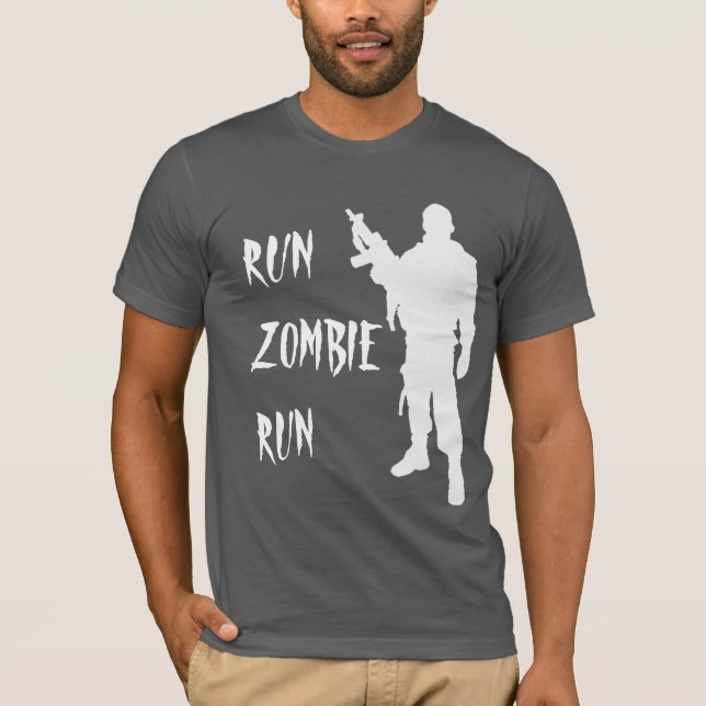 T-shirt Exécuter la série Zombie -Chemise (Devant)