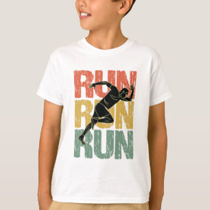 T-shirt Exécuter l'exécution - Runner Vintage
