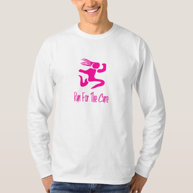 T-shirt Exécuter Pour Le Cure Unisex Long Sleeve Tee (Devant)