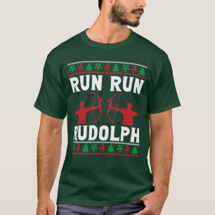 T-shirt Exécuter rudolph