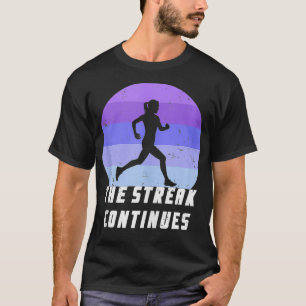 T-shirt Exécuter Streak 365 Coureur quotidien Silhouette M