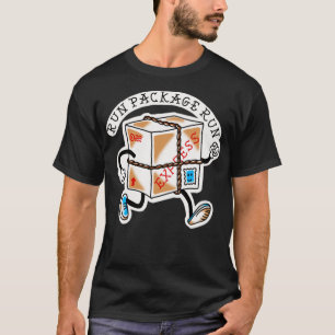 T-shirt exécutez le paquet exécutez le cadeau gump