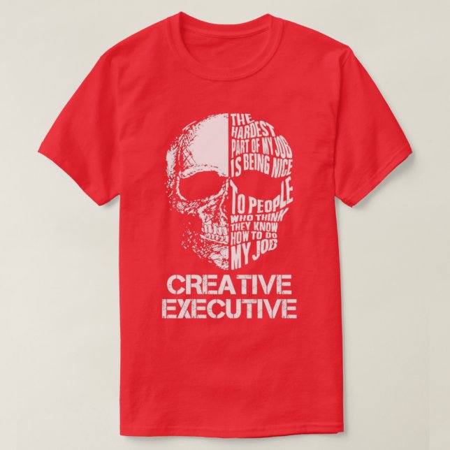 T-shirt Exécutif créatif (Design devant)
