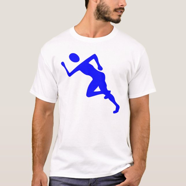 T-shirt Exécution - Bleu (Devant)