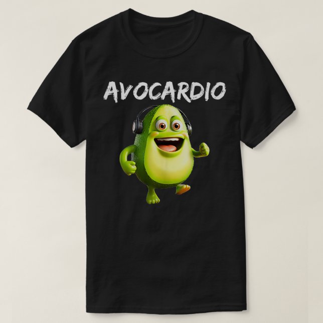 T-shirt Exécution d'Avocado dio Avocardio ultra amusant je (Design devant)