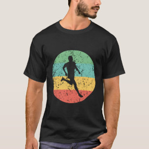 T-shirt Exécution du coureur rétro Vintage