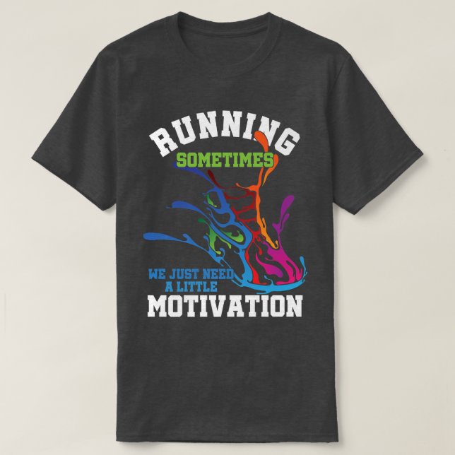 T-shirt Exécution Motivation Run Runner Jogging Sprint Ma (Design devant)