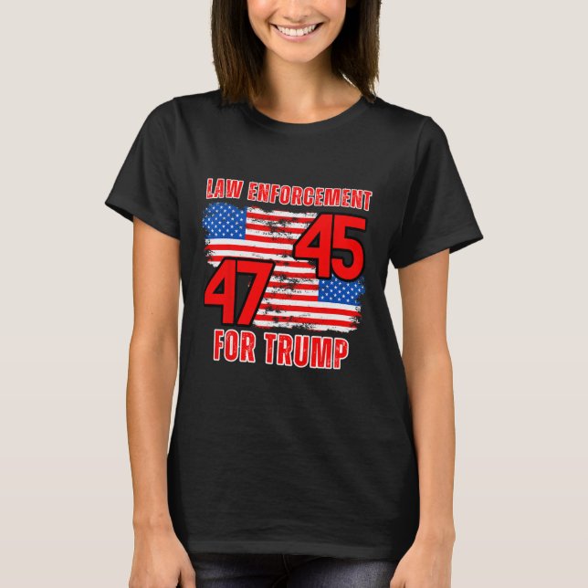 T-shirt Exécution Pour Trump 45 47 (Devant)