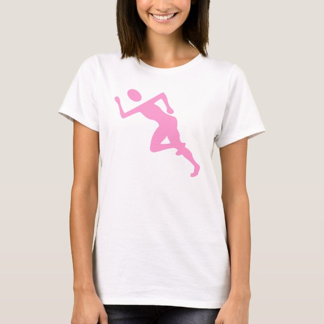 T-shirt Exécution - rose (Devant)