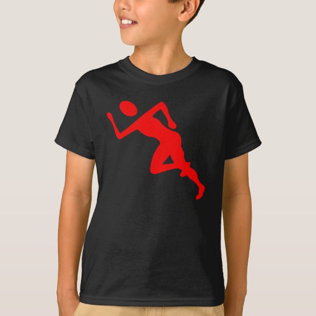 T-shirt Exécution - Rouge (Devant)
