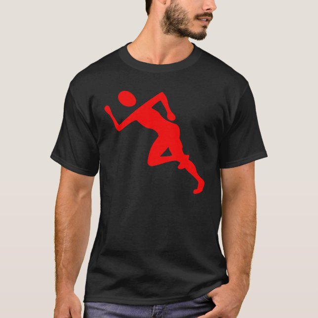 T-shirt Exécution - Rouge (Devant)