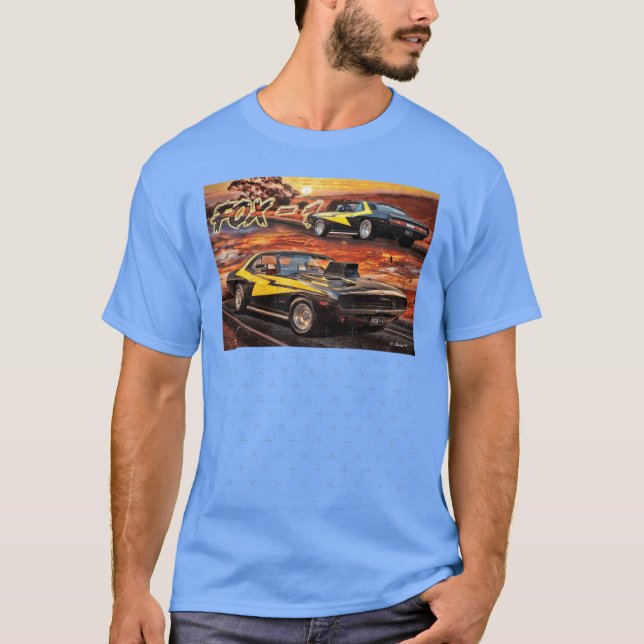 T-shirt Exécution Sur Fox 1 Vide Surdimensionné (Devant)