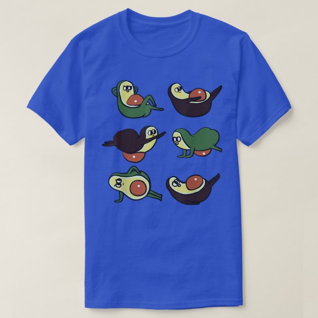T-shirt Exercice Abs Avocado (Design devant)