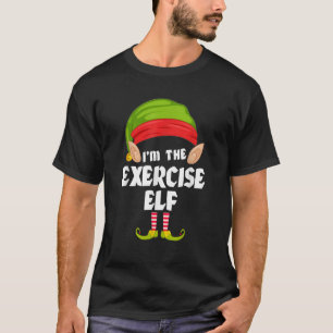 T-shirt Exercice amusant Elf Matching Family Group PJ Chri