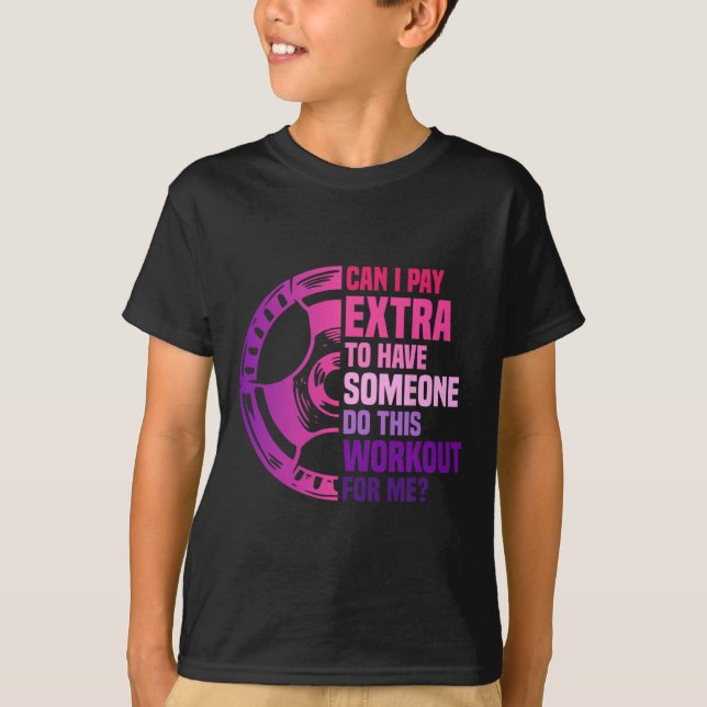 T-shirt Exercice amusant Femmes d'entraînement (Devant)