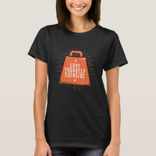 T-shirt Exercice d'amour de soi Citation motivationnelle d