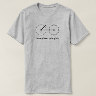 T-shirt Exercice de conditionnement physique à vélo sain