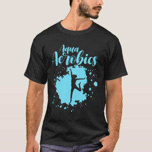 T-shirt Exercice de fitness aquatique aqua pour femme de y