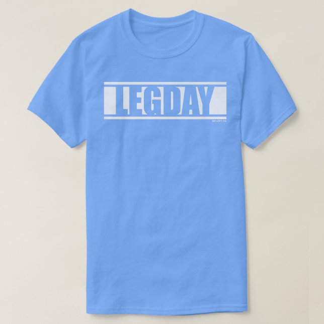 T-shirt Exercice De Fitness De Legday Dire Motivation Mot (Design devant)