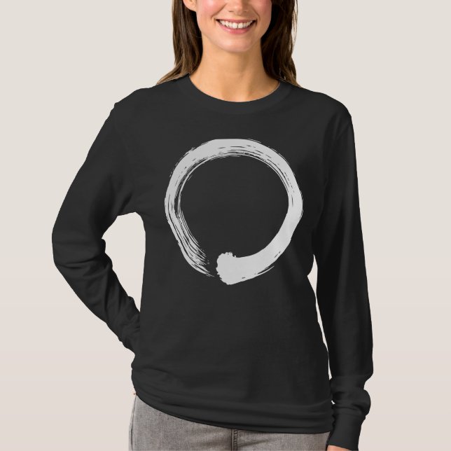 T-shirt Exercice de méditation du cercle zen Yoga Lover (Devant)