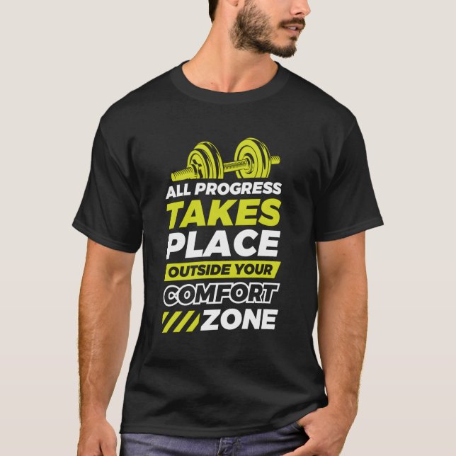T-shirt Exercice de musculation (Devant)