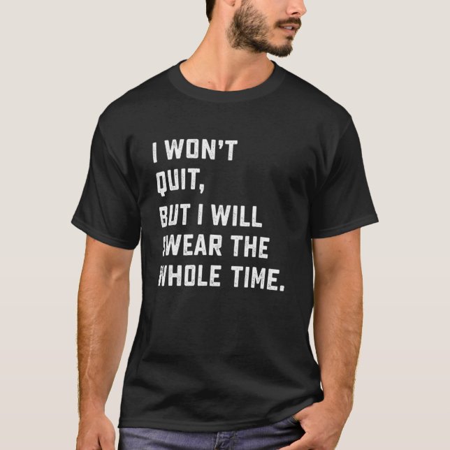 T-shirt Exercice et exécution Je ne quitterai pas (Devant)