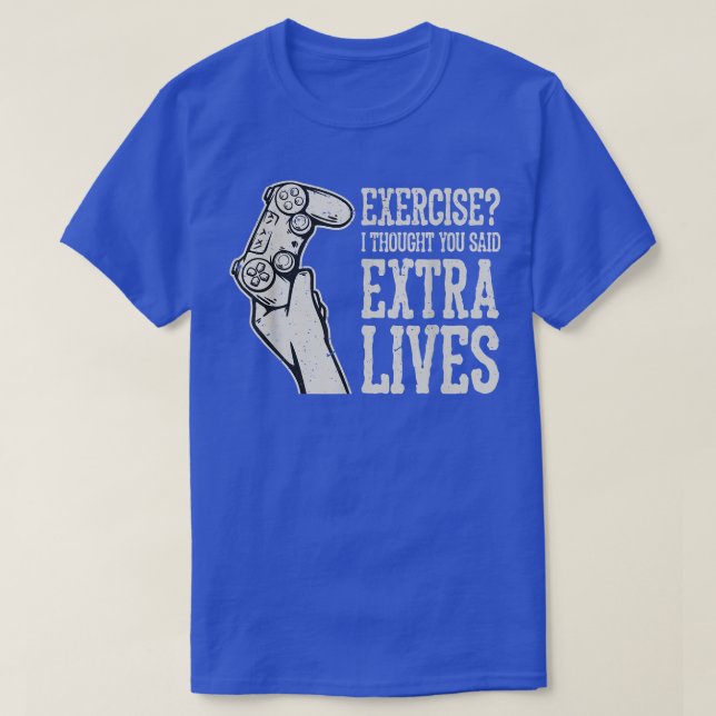 T-shirt Exercice Je Pensais Que Vous Avez Dit Extra Vit Dr (Design devant)