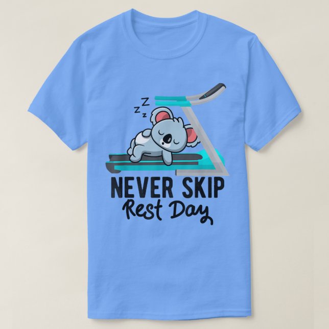 T-shirt Exercice Koala Bear Gym Treadmill Weightli (Design devant)