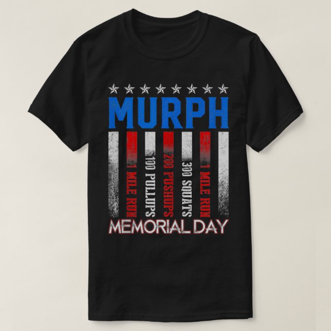 T-shirt Exercice Murph Challenge Murph Memorial Da (Design devant)