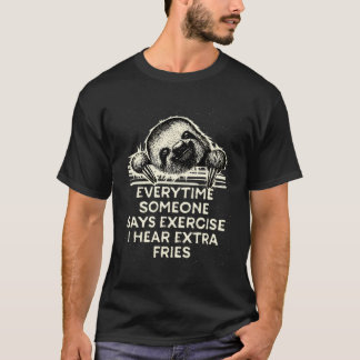 T-shirt Exercice Ou Fries Supplémentaires Entraînement Laz