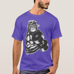 T-shirt Exercice Poids Gorilla Cadeau Premium
