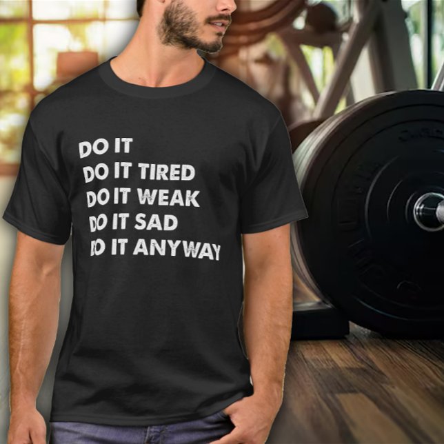 T-shirt Exercice pour hommes FAIS-LE (Créateur téléchargé)
