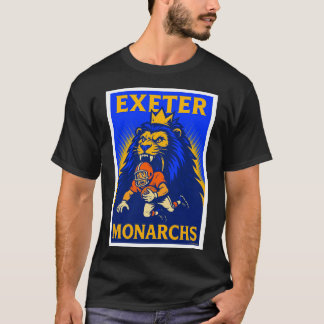T-SHIRT EXETER, CA MONARCHS CLASSIC FOOTBALL T-SHIRT.