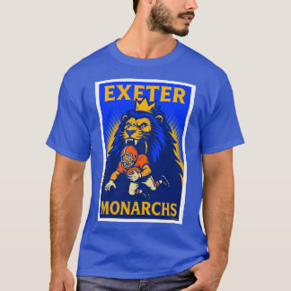 T-SHIRT EXETER, CA MONARCHS CLASSIC FOOTBALL T-SHIRT.