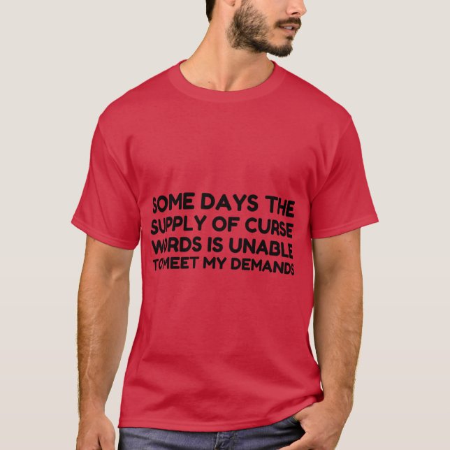 T-SHIRT EXIGENCES DE MOTS (Devant)
