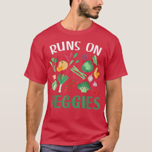 T-shirt Existe Légume Végétarien Végétarien Basé Plante Fu