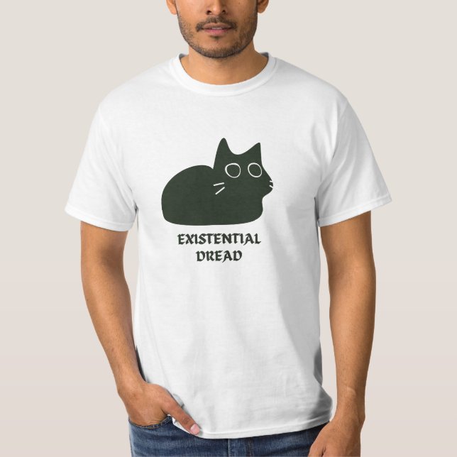 T-shirt Existential Dread Cat (Devant)