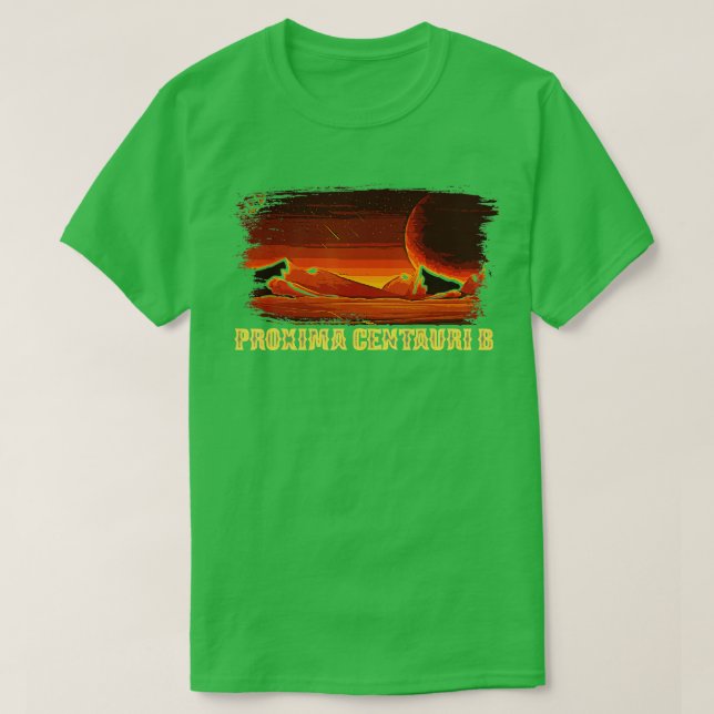 T-shirt Exoplanet Proxima Centauri B Planet Astronomie Sci (Design devant)