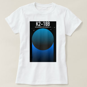 T-shirt exoplanète K2-18b