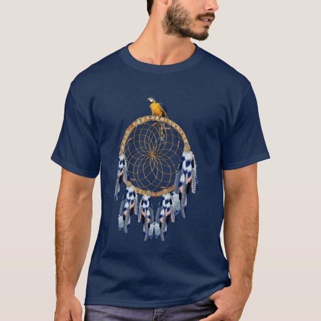 T-shirt Exotic Blue Dream Catcher Meilleur cadeau homme (Devant)