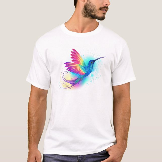 T-shirt Exotic Rainbow Hummingbird (Devant)