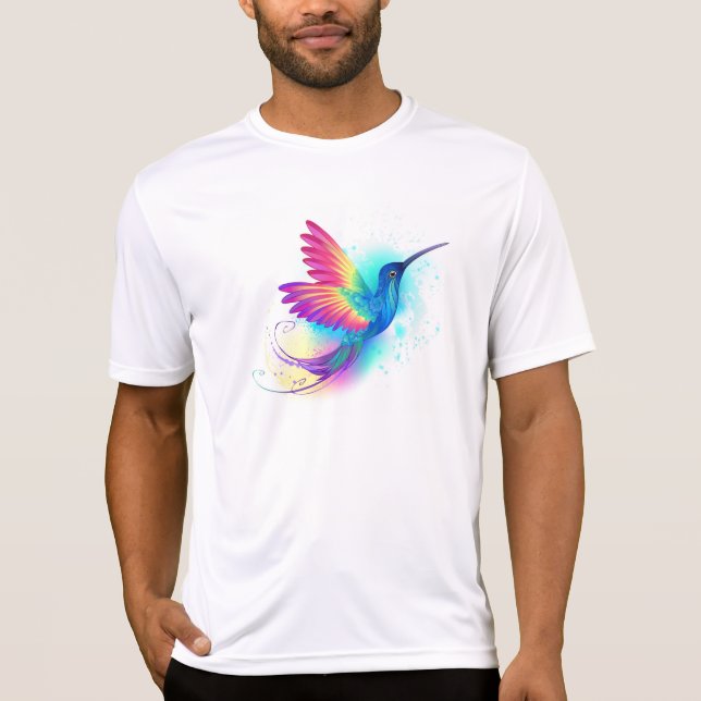 T-shirt Exotic Rainbow Hummingbird (Devant)