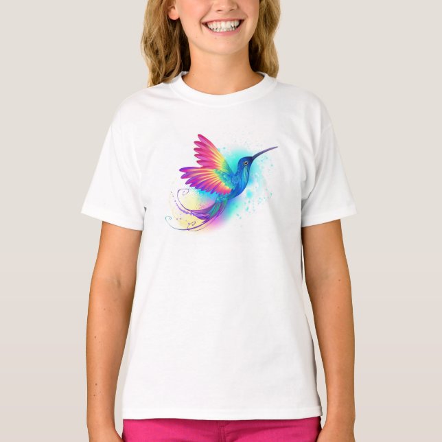 T-shirt Exotic Rainbow Hummingbird (Devant)