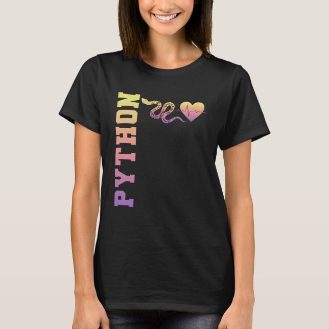 T-shirt Exotique Pet Snake Reptile Ball Python Python (Devant)