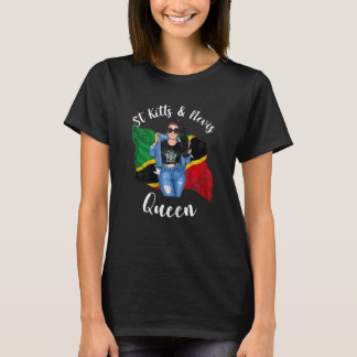 T-shirt Expatriée de St-Kitts-et-Nevis, mère de la Reine b