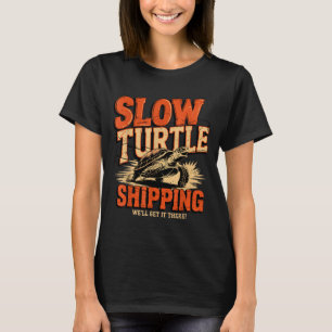 T-shirt Expédition de Tortue Lente Vintage - Service de Li