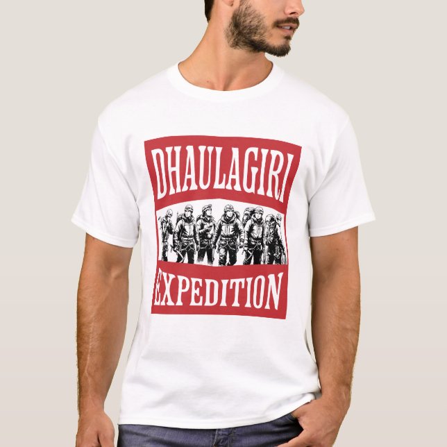T-shirt Expédition Dhaulagiri (Devant)