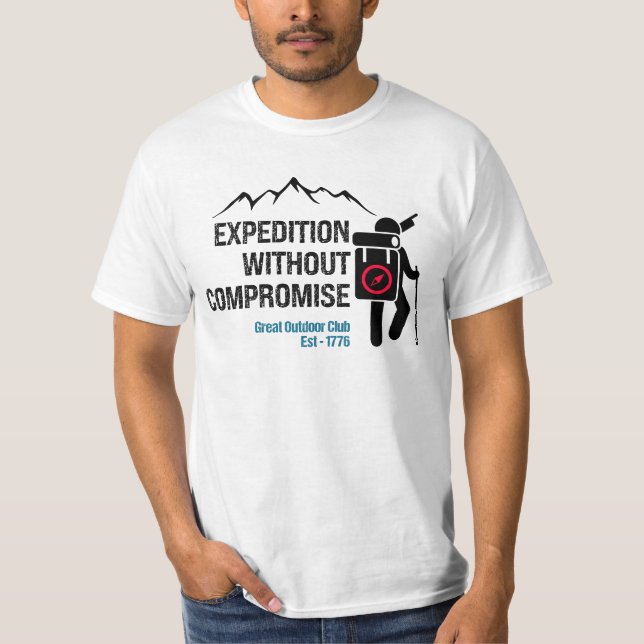 T-shirt Expédition sans compromis.w (Devant)