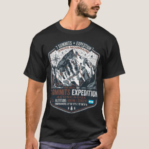 T-shirt Expéditions 7 Sommets Mont Aconcagua